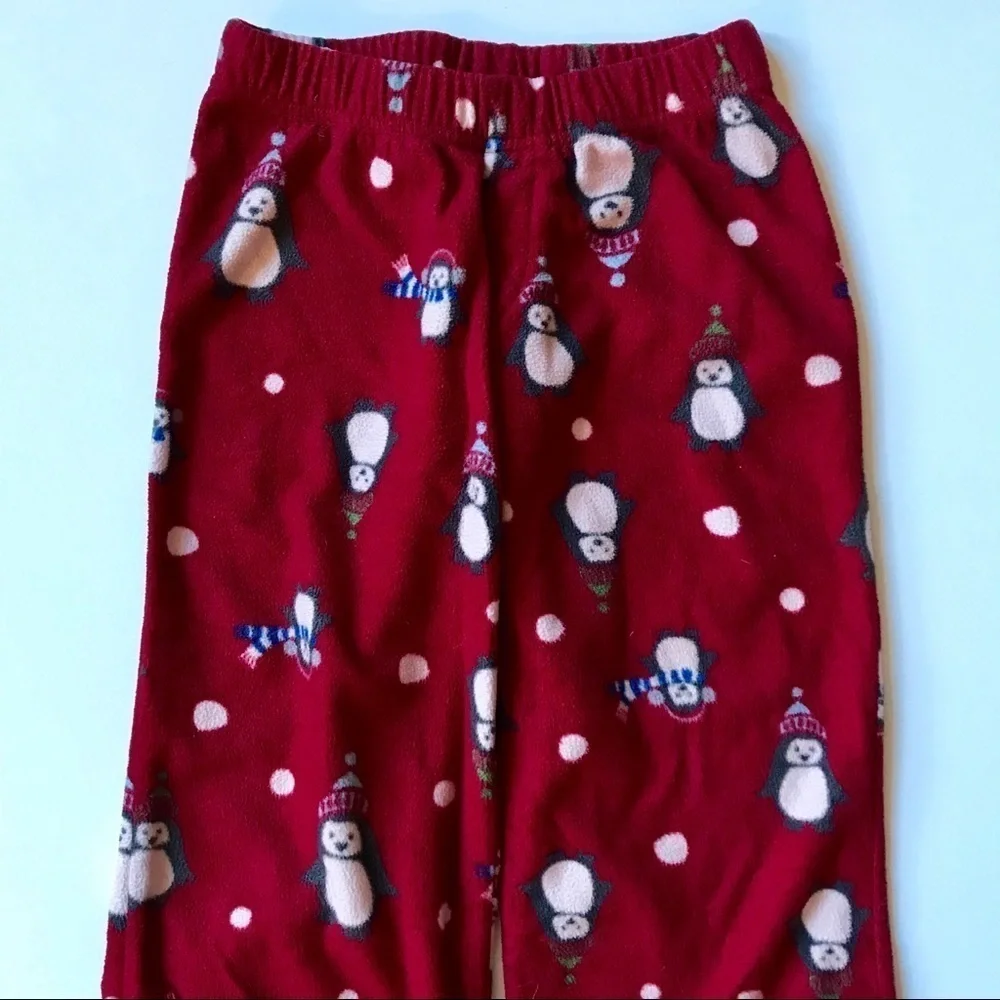 Gap Winter Penguin Fleece Pajama Bottoms